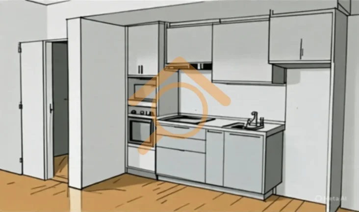Imagem Apartamento à venda no Brooklin, São Paulo-SP: 1 quarto, 1 suíte, 2 banheiros, 1 vaga, 48m². Condomínio Extension Berrini.