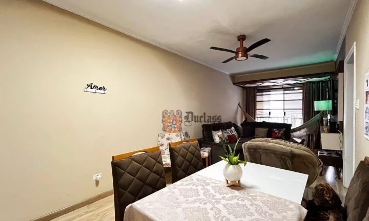 Imagem Apartamento com 2 dormitórios à venda, 100 m² por R$ 480.000 - Ponta da Praia - Santos/SP