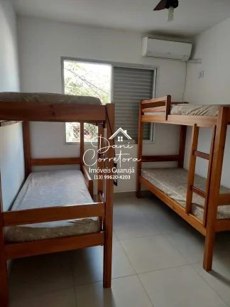 Imagem Apartamento lado praia Enseada, Guarujá-SP! 2 quartos, 2 salas, 2 banheiros, 1 vaga, 77m².