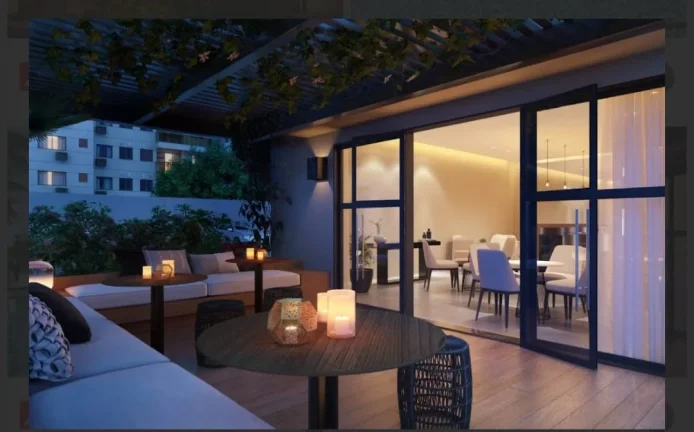 Imagem Barra olímpica Living Sunset 1 andar infraestrutura completa