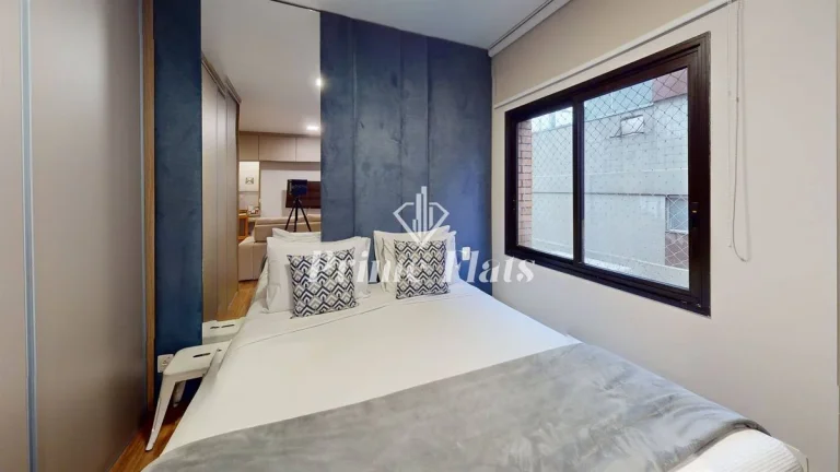 Imagem Flat disponível para venda no Hotel Hampton Park, com 31m², 1 dormitório e 1 vaga
