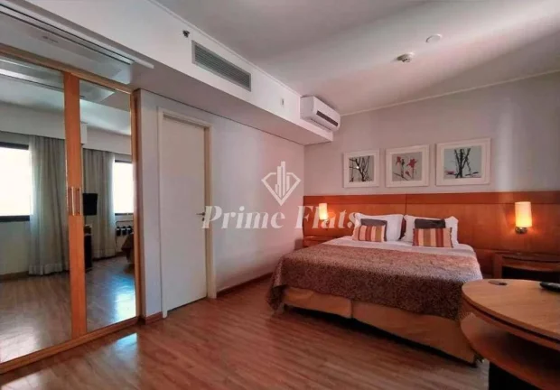 Imagem Flat disponível para venda no Hotel Slaviero Essential São Paulo Moema, com 26m², 1 dormitório e 1 vaga