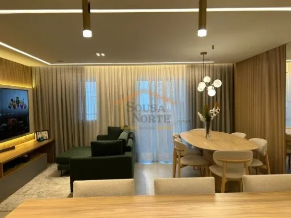 Imagem Apartamento diferenciado, 103 m², originalmente com 04 dormitórios, transformados em 03 dormitóri...