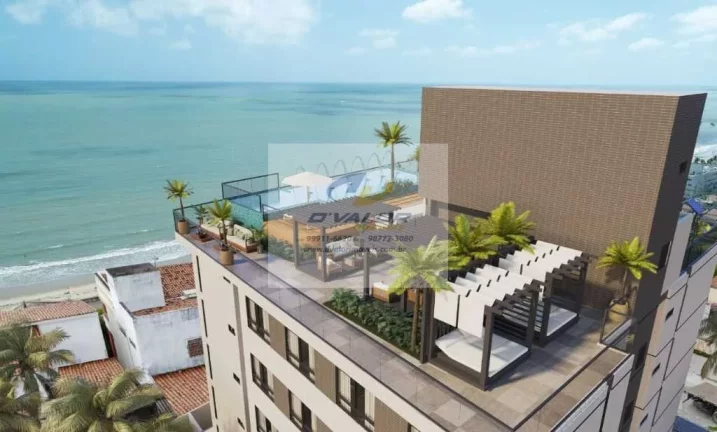 Imagem Vendo Flats de 22,80 à 36,96m², na melhor localização da praia de Manaíra