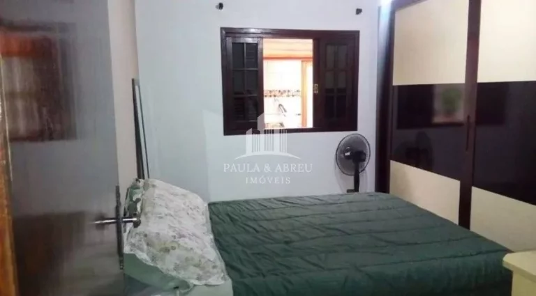 Imagem Casa Assobradada 200m², 8 metros de frente, Churrasqueira, Dormitórios, 2 Banheiros, 3 Vagas, Financia, Jardim Bela Vista, Mauá-SP