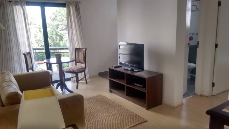 Imagem Flat para venda possui 40 metros quadrados com 1 quarto em Jardim Paulista