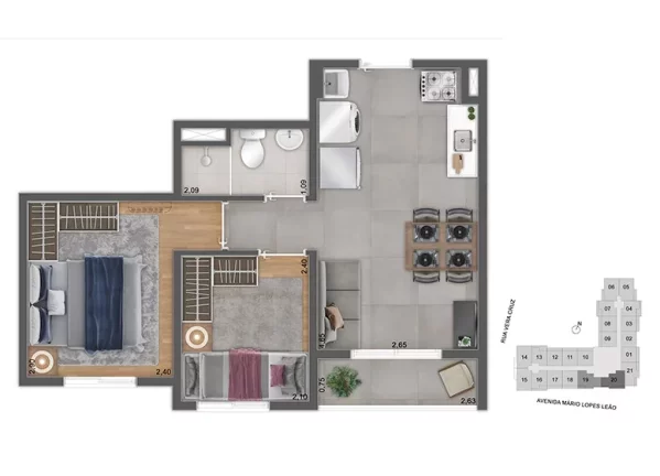 Imagem Apartamento em Santo Amaro - São Paulo SP