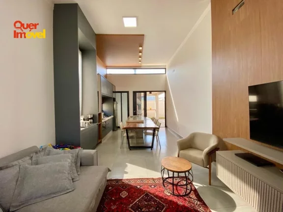 Imagem Conheça essa incrível casa em condomínio no Portal da Mata, Ribeirão Preto-SP: 3 quartos, 3 suítes, 2 salas, 5 banheiros, 4 vagas, 157m²!