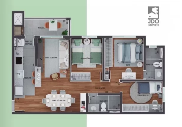 Imagem Apartamento a Venda no bairro Tingui - Curitiba, PR