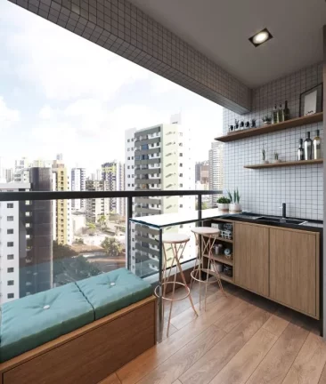 Imagem Apartamento com 3 dormitórios à venda, 87 m² por R$ 979.000,00 - Manaíra - João Pessoa/PB