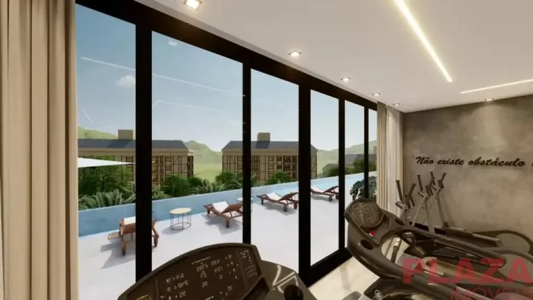Imagem Studio com Terraço e Vista para a Natureza – Cedros, Camboriú