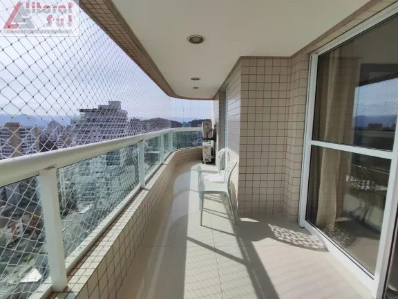 Imagem Cobertura de luxo à venda em Praia Grande-SP, Canto do Forte: 3 quartos, 3 suítes, 3 salas, 4 banheiros, 3 vagas de garagem, 300m²!