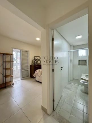 Imagem Apartamento 03 suítes de 123m², vista mar com churrasqueira a carvão, menos de 100 metros do mar no Canto do forte