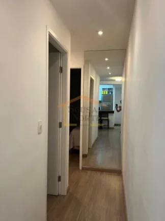 Imagem Apartamento 2 dormitórios, sendo 1 suíte, sala 2 ambientes, sacada, cozinha planejada, área de se...