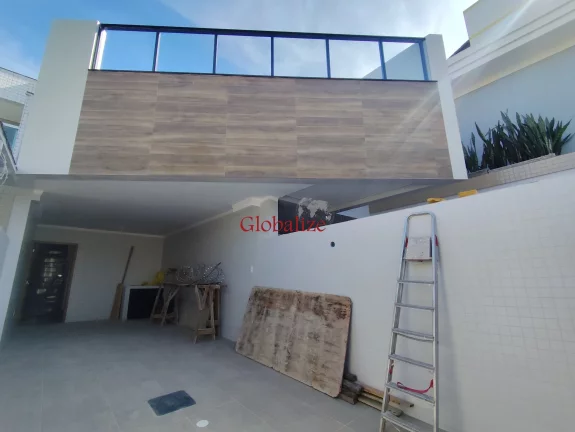 Imagem Sua Sobreposta Alta com 3 dormitórios, Piscina e Churrasqueira na Vila Belmiro Santos R$1200 mil