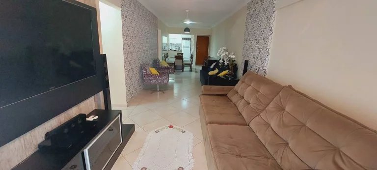 Imagem Espetáculo de apartamento 3dorm no Canto do Forte com Vista Mar