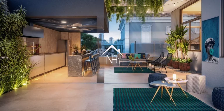 Imagem Studio de 58m c/1 suíte, terraço gourmet, pet place, Coworking, Piscina Deck molhado,Salão de festas, Churrasqueira, Fitness,Lavanderia,Bicicletário