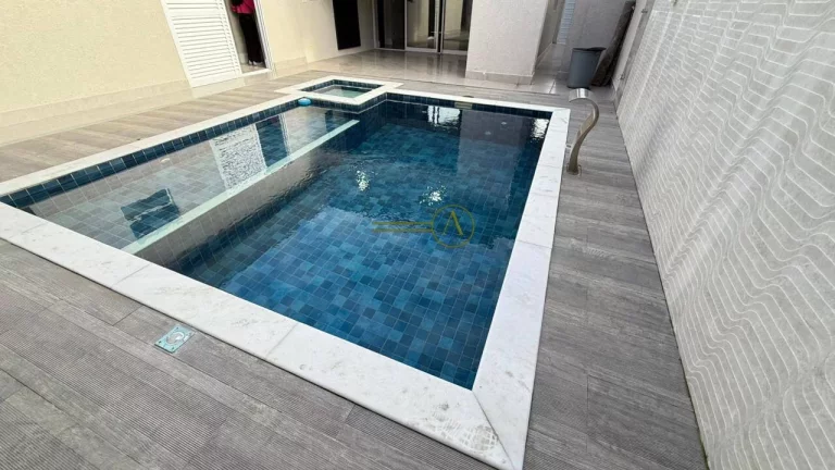 Imagem Casa térrea 3 suítes no condomínio bosque três marias com piscina e varanda