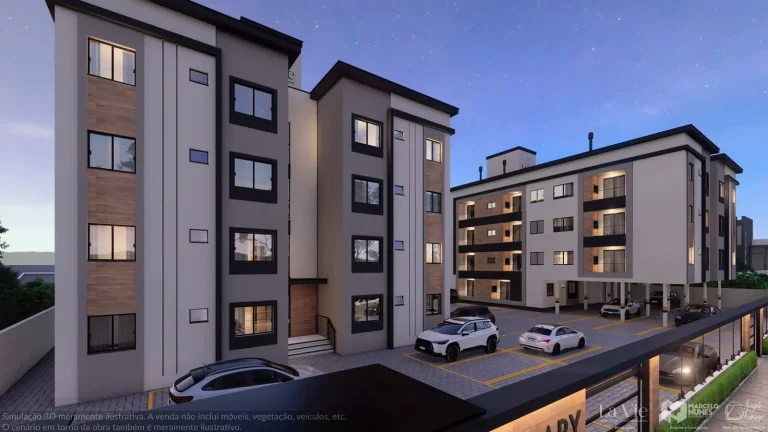 Imagem Apartamento com 2 dormitórios à venda, 46.7 m² por - R$ 295.000,00 - Areias - Tijucas/SC