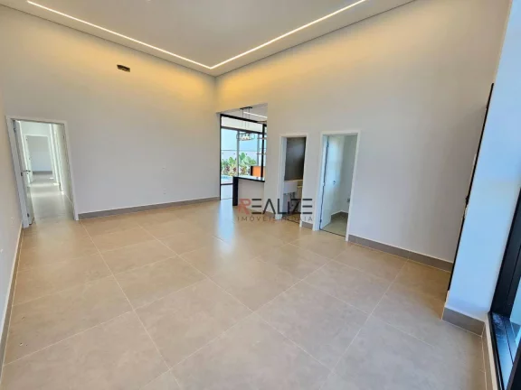 Imagem Casa moderna com 3 suítes à venda, 191 m² por R$ 1.590.000 - Condomínio Fechado - Indaiatuba/SP