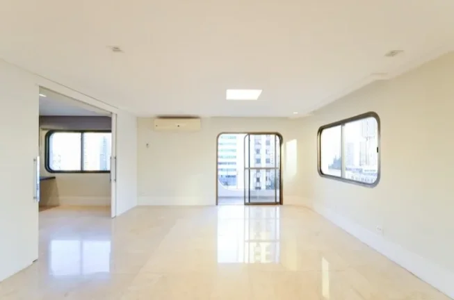 Imagem Apartamento 301M², 4Q, 4 Suítes, 4 Banheiros, 4 Vagas, Lavabo, Varanda, Academia, Piscina, Salão de Festas e Jogos, Playground, Banheira, Split.