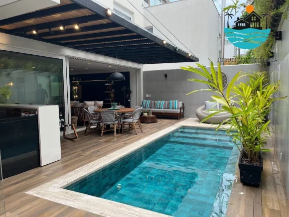 Casa em condomínio pé na areia, à venda em Juquehy com 5 suítes, piscina privativa e 340m² de área construída | Juquehy Imobiliária