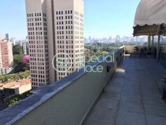Imagem Ótima cobertura penthouse para reforma à venda no Itaim: - Área: 247m² com vista panorâmica de ...