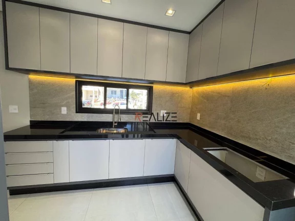 Imagem Casa nova completa de moveis planejados à venda, 143 m² por R$ 1.290.000 - Condomínio Mantova - Indaiatuba/SP