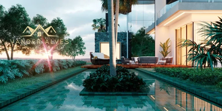 Imagem Casa de luxo à venda em Foz do Iguaçu-PR, no condomínio Golf CLUB com 4 quartos, 3 suítes, 6 salas, 5 banheiros, 3 vagas de garagem