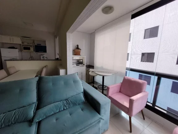 Imagem Flat com 2 dormitórios à venda, 65 m²- Pitangueiras - Guarujá/SP