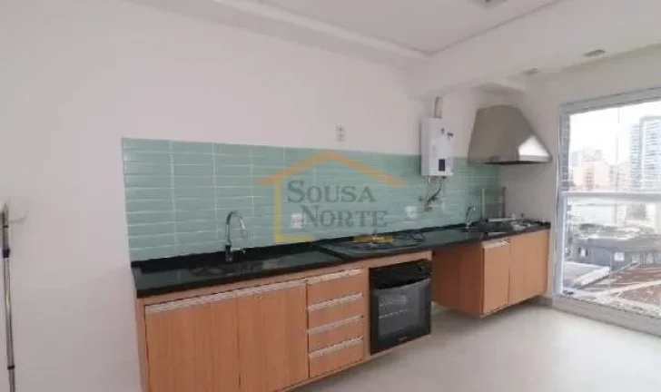 Imagem Apartamento 50m², 2 dormitórios, cozinha planejada com forno e armários, sala 2 ambientes, varand...