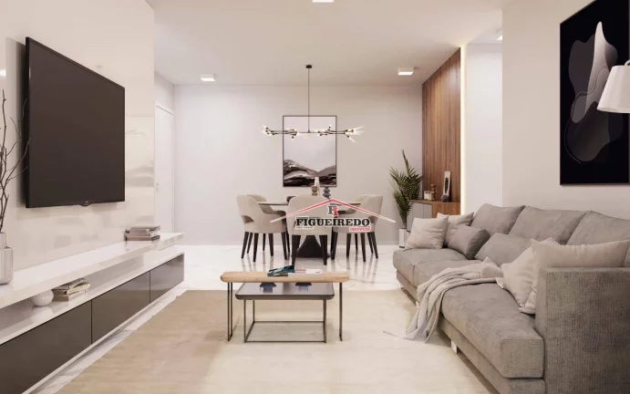 Imagem Apartamento à venda, 81 m² por R$ 691.000,00 - Aviação - Praia Grande/SP