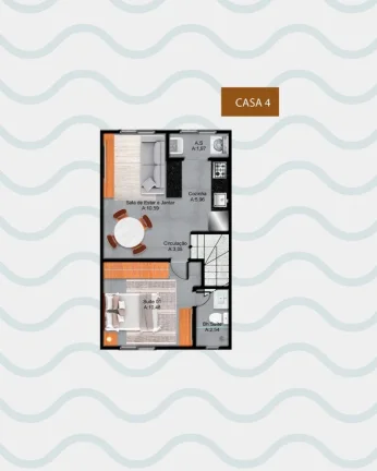 Imagem Apartamento para Venda em Praia Grande, Tupi, 2 dormitórios, 1 banheiro, 1 vaga