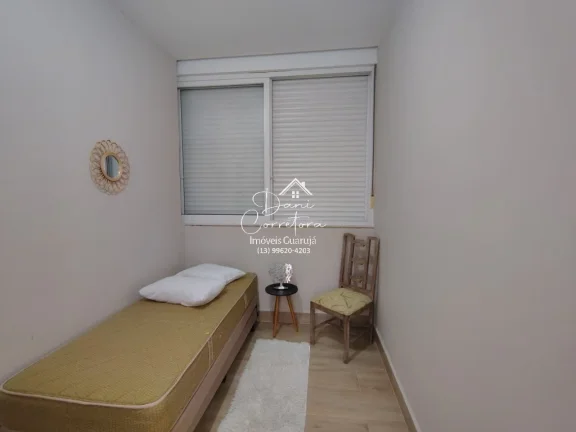 Imagem Apartamento de luxo à venda ou locação em Guarujá-SP, Pitangueiras: 4 quartos, 1 suíte, 2 salas, 3 banheiros, 1 vaga, 160m².