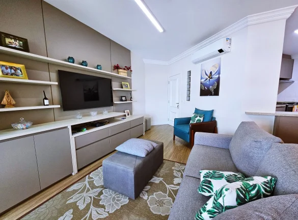 Imagem Venda de Apartamento Pé na Areia na Riviera de São Lourenço Módulo 02: 3 Quartos, 2 Suítes, 2 Salas, 2 Vagas, 116,98m²!