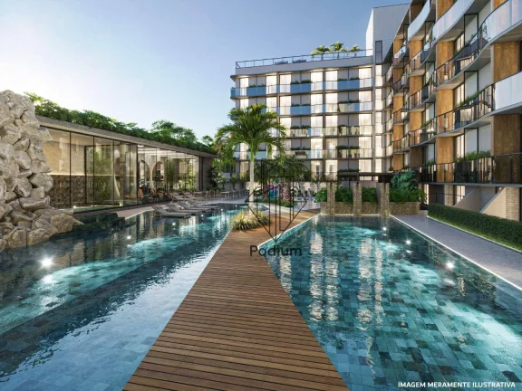 Imagem Flats Studio em Condominio estilo resort a 120m da praia do Cabo Branco - FL0593