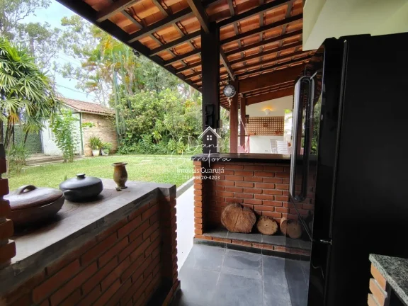 Imagem Casa venda ou locação condomínio Granville, Guarujá-SP: 5 quartos, 2 suítes, 2 salas, 5 banheiros, 4 vagas e 588m². Venda ou locação!