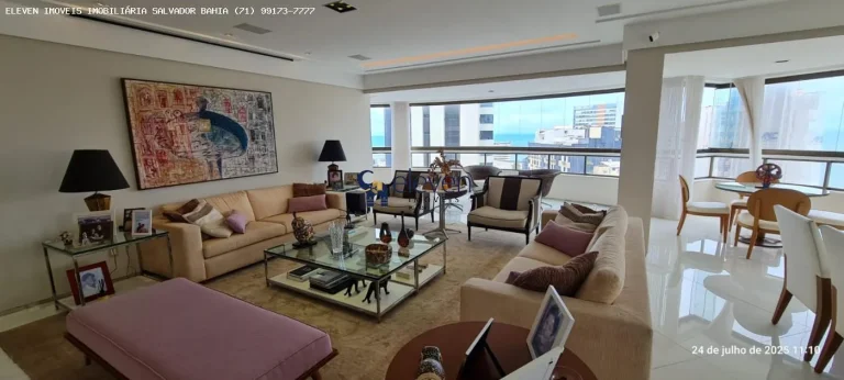Imagem Apartamento para Venda em Salvador, Ondina, 5 dormitórios, 5 suítes, 7 banheiros, 4 vagas