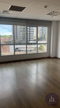 Imagem Sala com 112 m² para aluguel por R$ 6.600,00 - Alphaville/SP