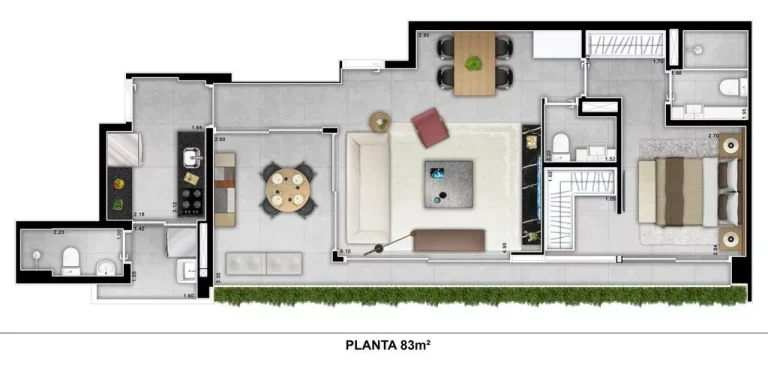 Imagem Varanda Cidade Jardim, apartamento 3 quartos em Cidade Jardim São Paulo SP, apartment in São Paulo Brazil