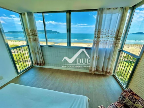 Imagem Oportunidade de apartamento frente mar com vista panorâmica da Orla de Santos, no Miolinho da Pompéia.