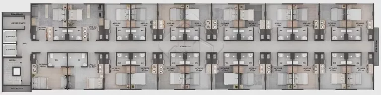 Imagem Flat com 1 dormitório à venda, 17 m² por R$ 368.235,00 - Cabo Branco - João Pessoa/PB