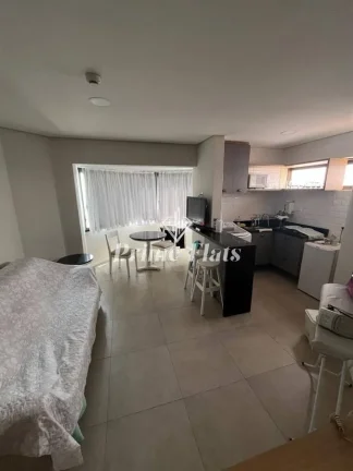 Imagem Flat disponível para venda no Hotel Paulista Wall Street na Bela Vista, com 55m², 1 dormitório e 1 vaga de garagem