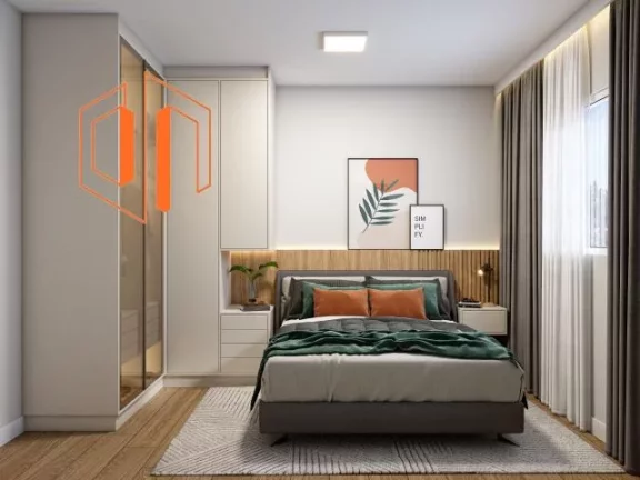 Imagem Apartamento para Venda em Pinhais, Jardim Amélia, 2 dormitórios, 1 banheiro, 1 vaga