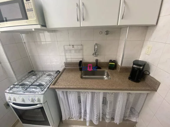 Imagem Apartamento Sala living 1 Quarto, 1 Vaga - José Menino - Santos/SP
