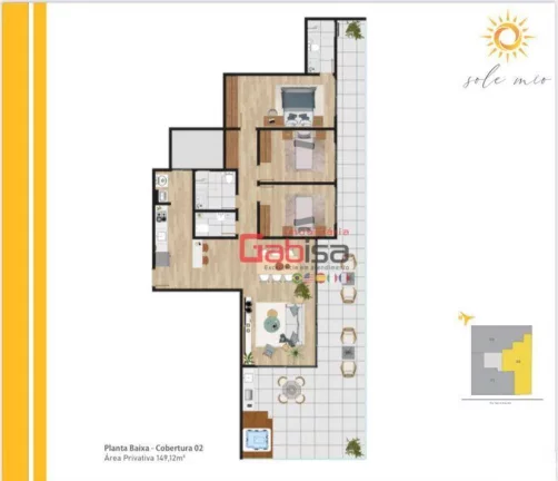 Imagem Apartamento com 3 dormitórios à venda, 112 m² por R$ 1.050.000,00 - Centro - Cabo Frio/RJ