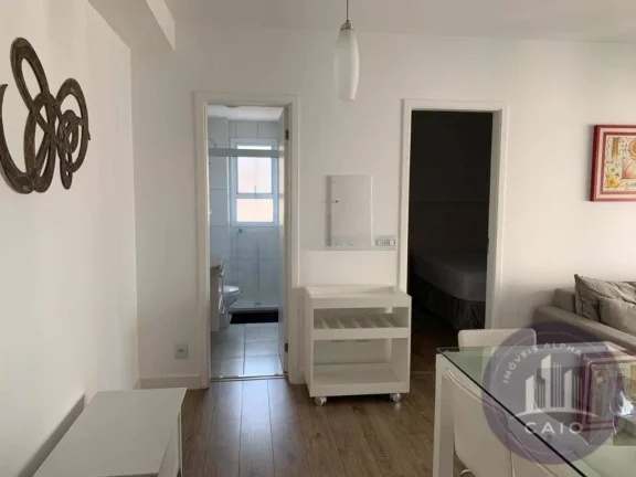 Imagem Apartamento mobiliado para alugar, 50m² por R$ 3.900/mês - Alphaville/SP