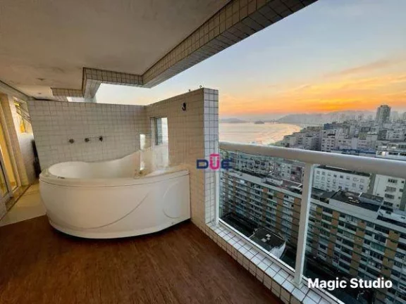 Imagem Apartamento com 3 dormitórios à venda, 134 m² por R$ 2.250.000 - Embaré - Santos/SP