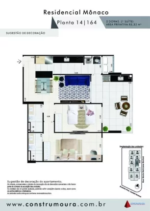 Imagem Apartamento com 2 dormitórios à venda, 82 m² por R$ 575.000,00 - Vila Caiçara - Praia Grande/SP