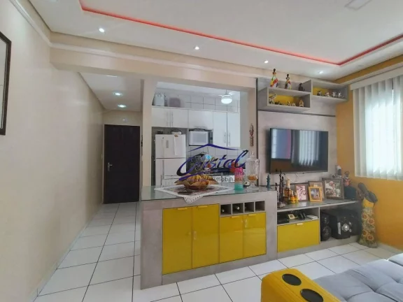 Imagem Apartamento com 2 dormitórios à venda, 71 m² por R$ 380.000,00 - Boqueirão - Praia Grande/SP